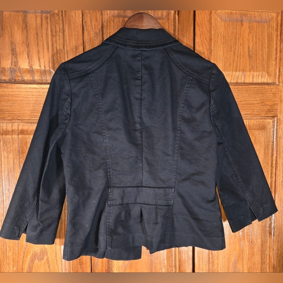 White House Black Market Single Button 3/4 Sleeve Tailored Short Blazer … - Picture 4 of 4